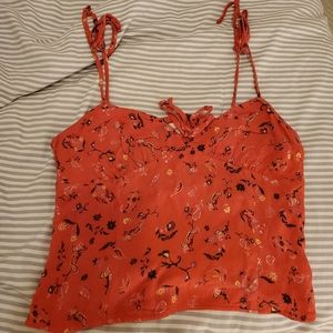 Orange paisley wilfred tank